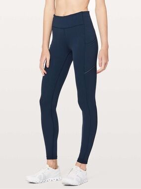 Lululemon Speed Up Mid-Rise Tight 28" Navy Legging